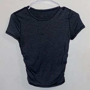 lululemon athletica Charcoal Short Sleeve Tee